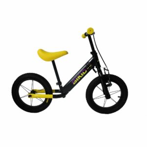 Bicicleta Equilibrio Negro-Amarillo