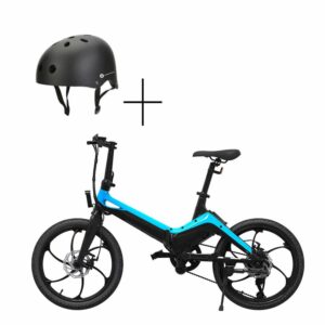 Bicicleta eléctrica Onebot S9 Azul + Casco Segway
