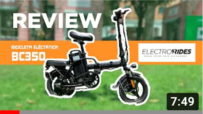 Reseña Bicicleta Eléctrica BC350